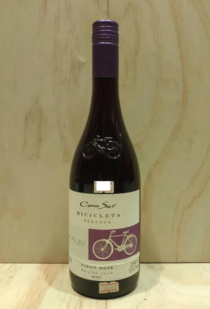 Cono Sur Bicicleta Pinot Noir 2021 ไวน์แดงชิลีพรีเมียม เครื่องดื่มนำเข้า/แอลกอฮอล์ เครื่องดื่มคุณภาพระดับพรีเมียม รสชาติกลมกล่อม มีระดับ