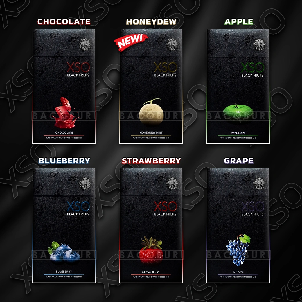 XSO Blueberry Black Fruits (เอ็กซ์โซ บลูเบอร์รี่) บุหรี่/ซิการ์นำเข้า มวนคุณภาพ รสชาติชัด บรรจุภัณฑ์สมบูรณ์