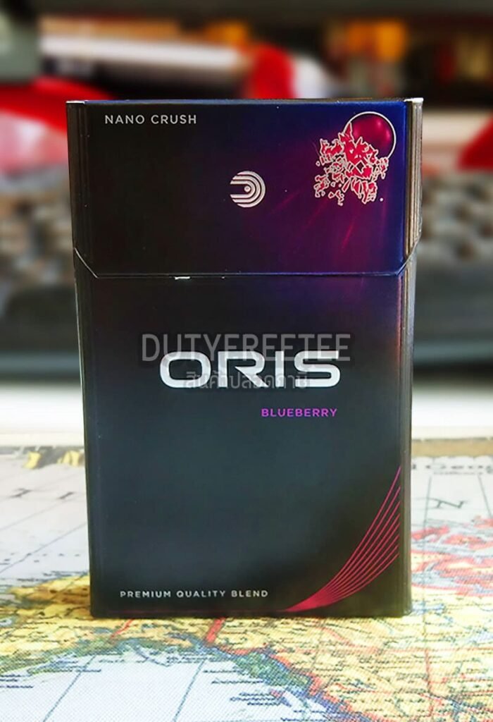 Oris Nano Crush Blueberry (โอริส นาโน ครัช บลูเบอร์รี่) บุหรี่/ซิการ์นำเข้า มวนคุณภาพ รสชาติชัด บรรจุภัณฑ์สมบูรณ์