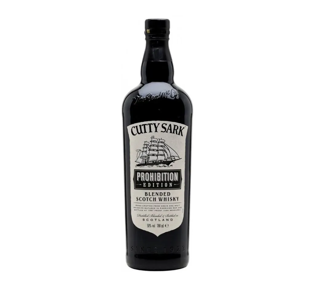 Cutty Sark Prohibition Edition (1L) วิสกี้ระดับพรีเมียมจากสกอตแลนด์ เครื่องดื่มนำเข้า/แอลกอฮอล์ เครื่องดื่มคุณภาพระดับพรีเมียม รสชาติกลมกล่อม มีระดับ