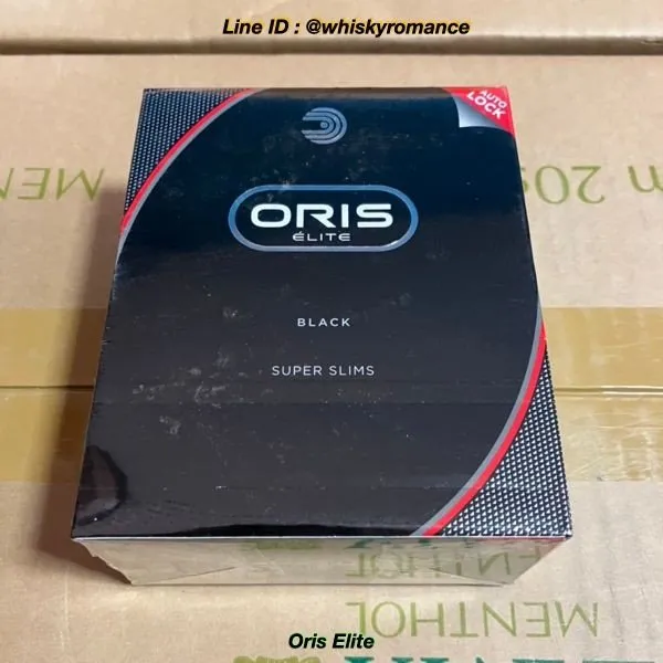 บุหรี่ Oris Elite Black Super Slims (1 คอตตอน) บุหรี่/ซิการ์นำเข้า มวนคุณภาพ รสชาติชัด บรรจุภัณฑ์สมบูรณ์