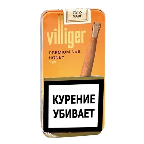 Villiger Premium No.6 Honey Tip (ซิการ์ วิลิเกอร์ ฮันนี่ ทิป เบอร์ 6) – ซิการ์พรีเมียมส… สินค้านำเข้า คุณภาพมาตรฐาน จัดส่งรวดเร็ว